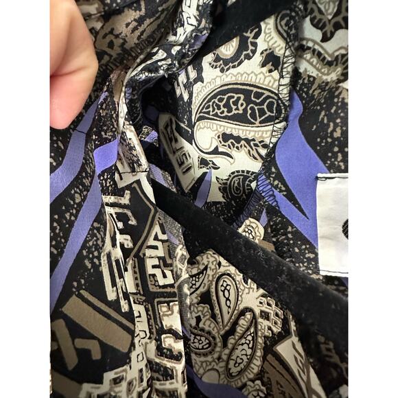 Vintage Coco of California Two-Piece Tiger Abstract Print Size 14 - Picture 8 of 9